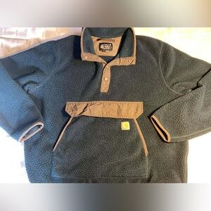 Carhartt Teal and Grey Fleece